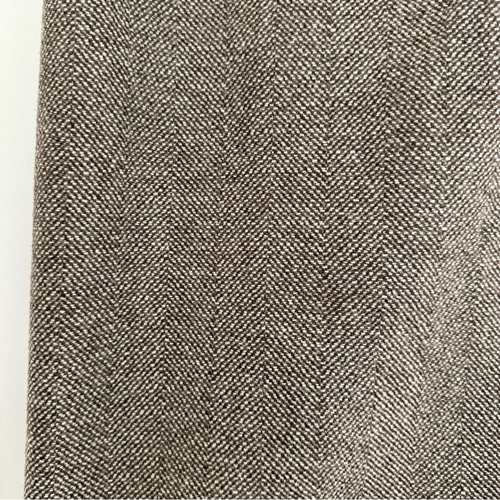 Brown Wool Tweed Fall Pencil Skirt - Ann Taylor / Business Casual / Office